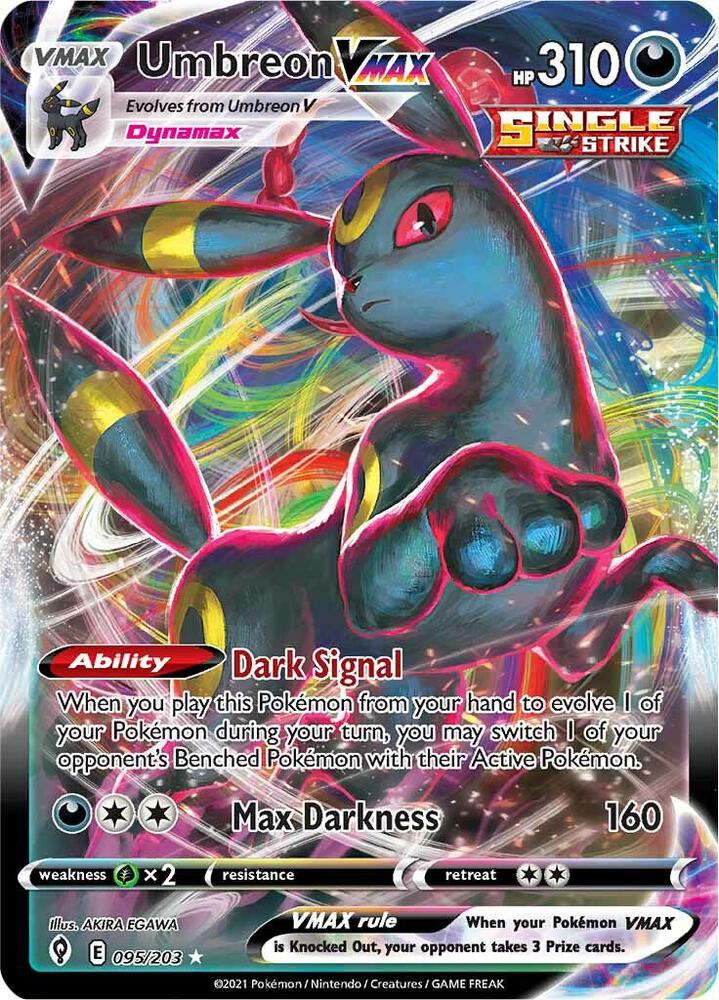 Pokemon Evolving Skies Umbreon Vmax – Route 110 Cards