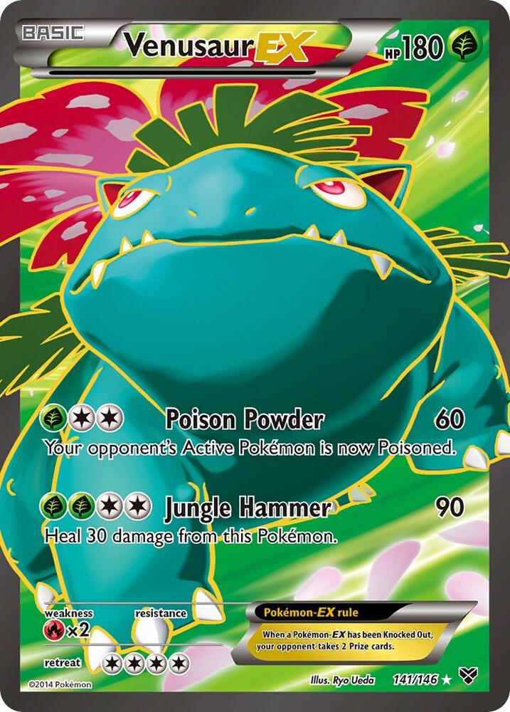 Pokemon XY Venusaur EX Full Art