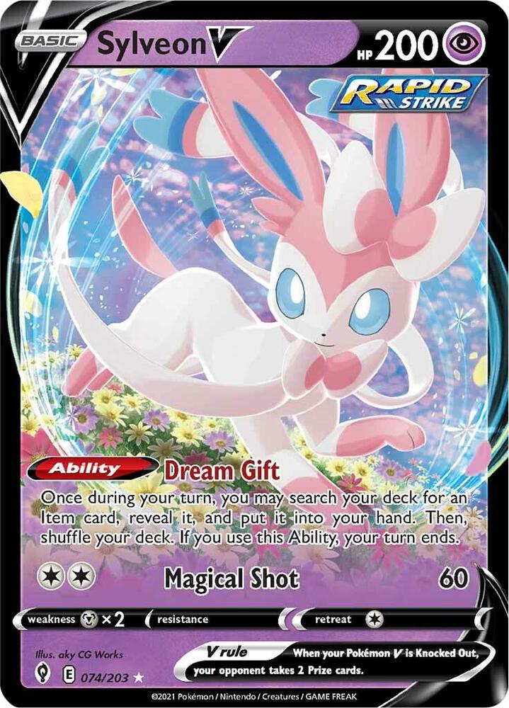 Pokemon Evolving Skies Sylveon V