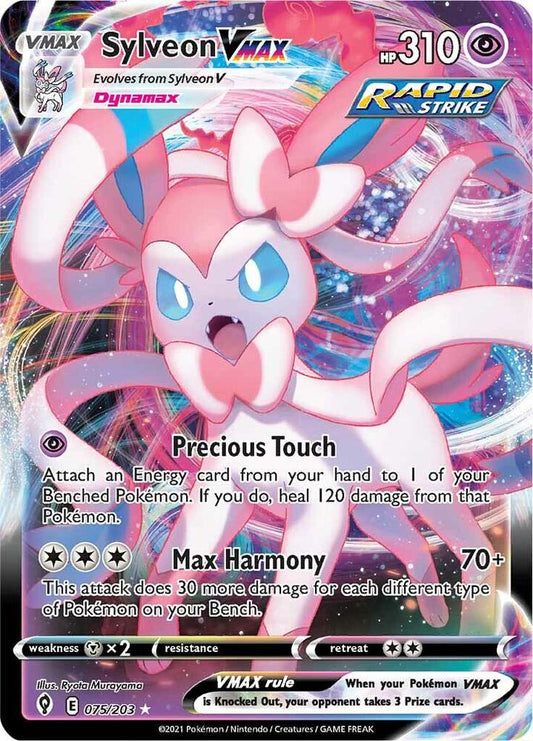 Pokemon Evolving Skies Sylveon Vmax