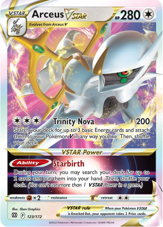 Pokemon Brilliant Stars Arceus Vstar