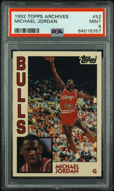 1992 Topps Archives Michael Jordan PSA 9