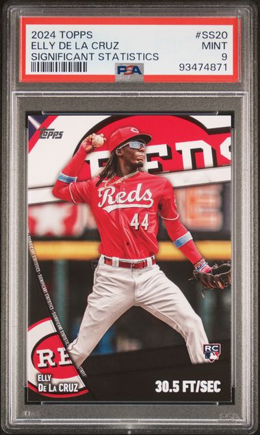 2024 Topps Significant Stats Elly De La Cruz Rookie PSA 9