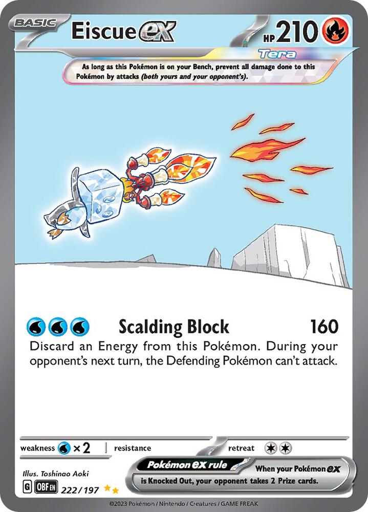 Pokemon Obsidian Flames Eiscue SIR