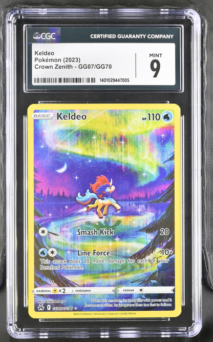 KELDEO CROWN ZENITH SWORD & SHIELD CGC 9