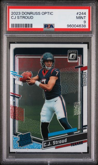 2023 Donruss Optic CJ Stroud Rated Rookie PSA 9